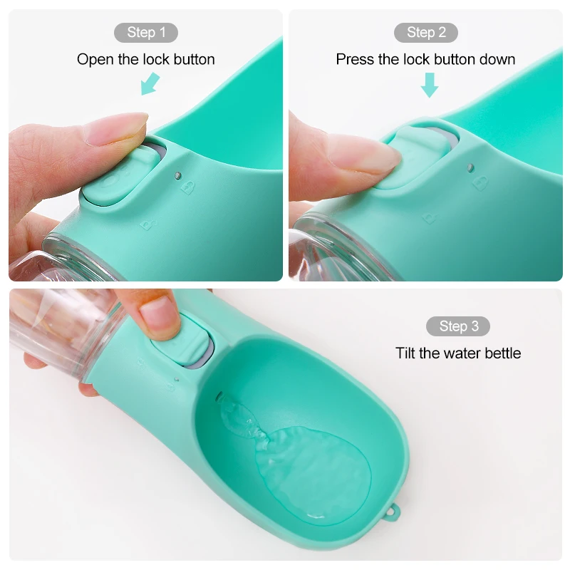 Portable Dog Water Bottle For Small Large Dogs Bowl Outdoor Walking Puppy Pet Travel Water Bottle Cat Drinking Bowl Dog Supplies - Image 3