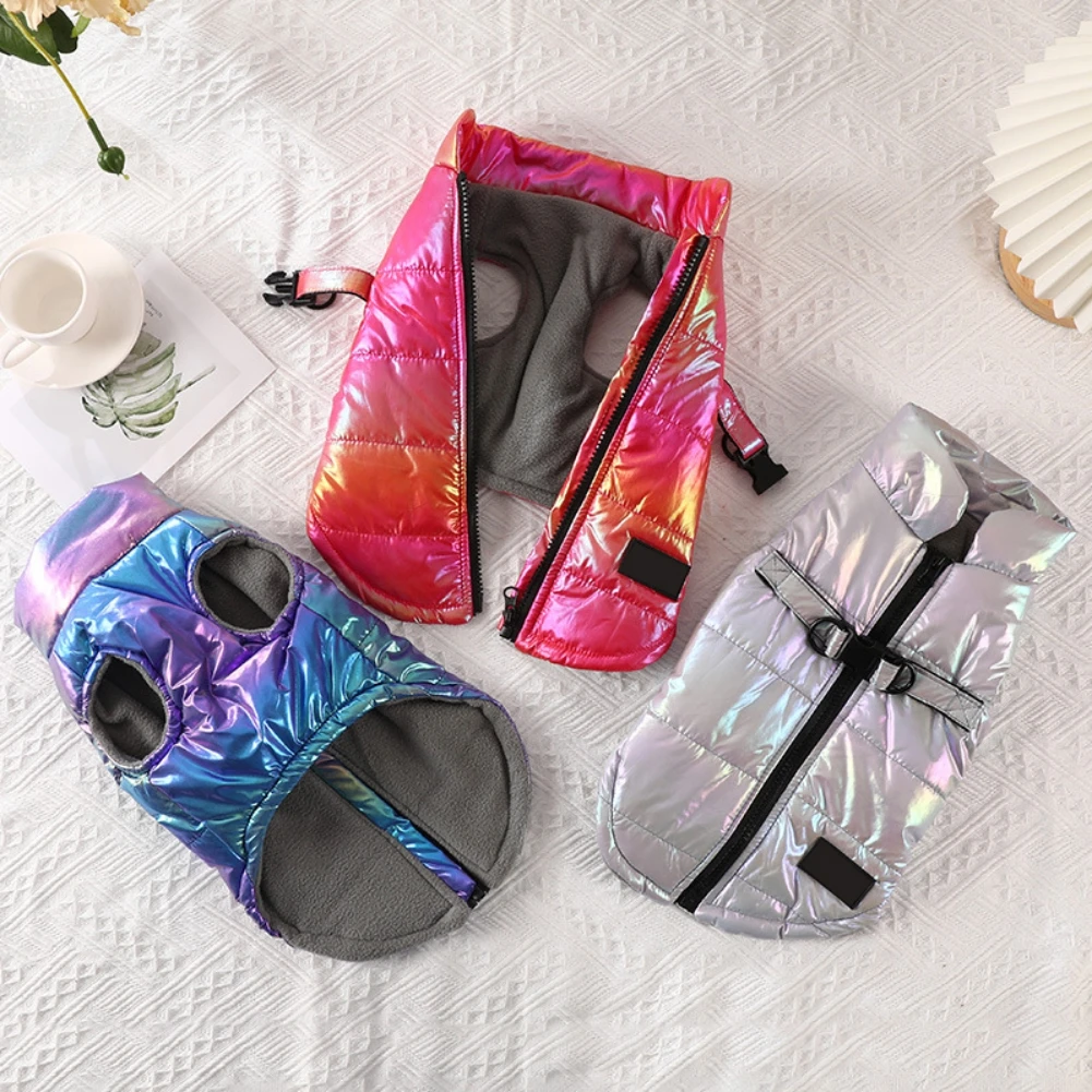 Large Dog Jacket Reflective Dog Clothes Winter Waterproof Clothing For Small Medium Dogs Pet Coats French Bulldog Vest - Image 2