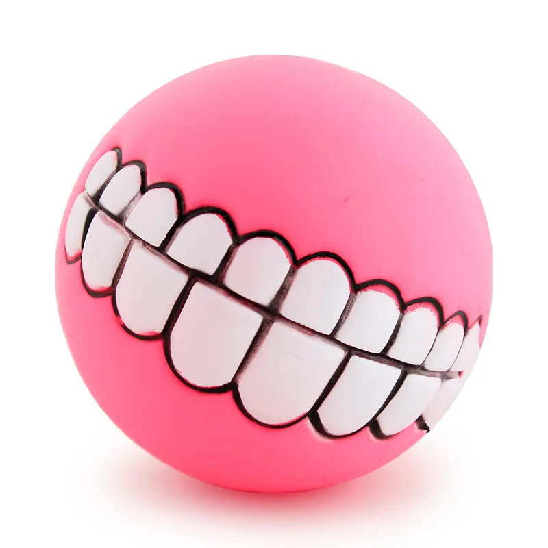 Pet Dog Ball Teeth Funny Trick Toy Silicone Toy for dogs Chew Squeaker Squeaky Dog Sound toys Pet puppy Toys interactive cat toy - Image 7