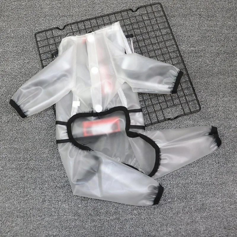Dog Raincoat Dog Clothes Transparent Raincoat Light Waterproof Coat for Dogs Pet Cloak Small Dogs Cat Chihuahua Teddy Jumpsuit - Image 5