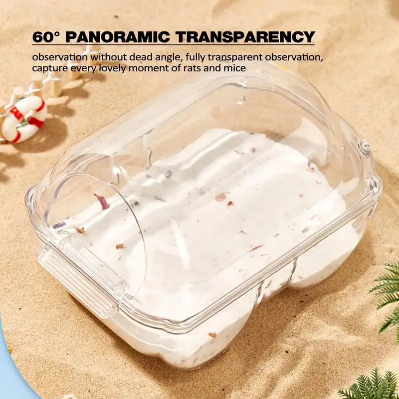 Dual-Use Hamster Sand Bath Container - Image 3