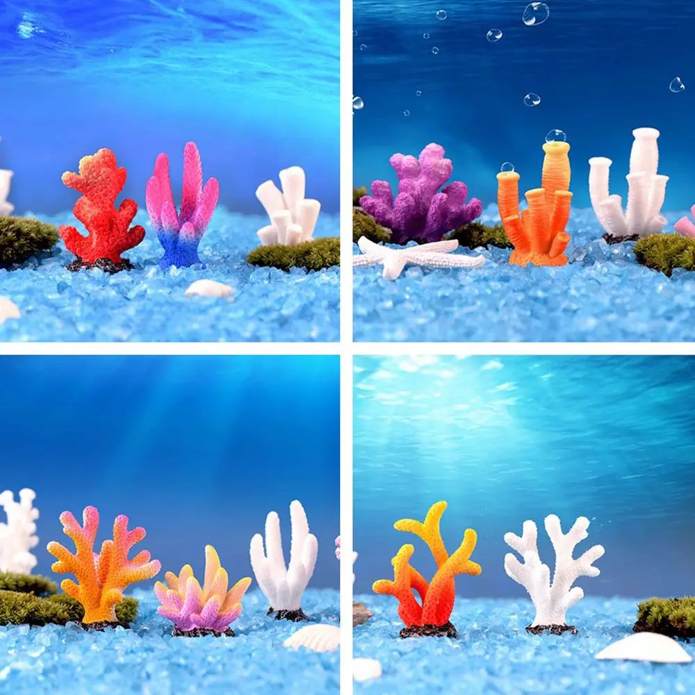 1Pc Simulation Aquarium Resin Coral Ornaments Fish Tank Aquarium Decoration Artificial Coral for Fish Tank Ornaments - Image 4