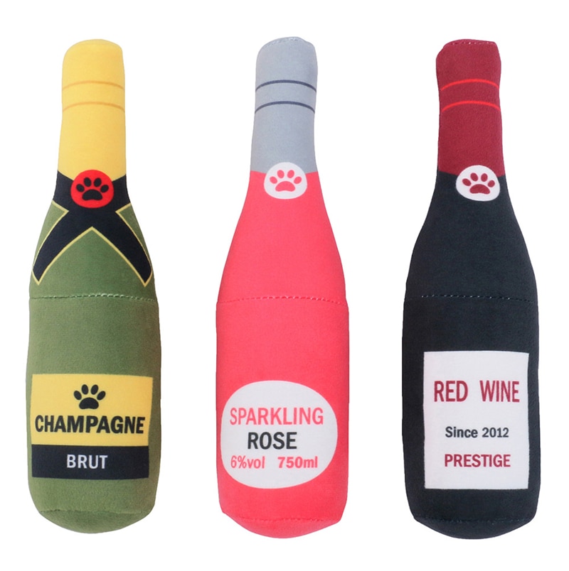 Squeaky Champagne Tequila Bottle Shape Toy - Image 6