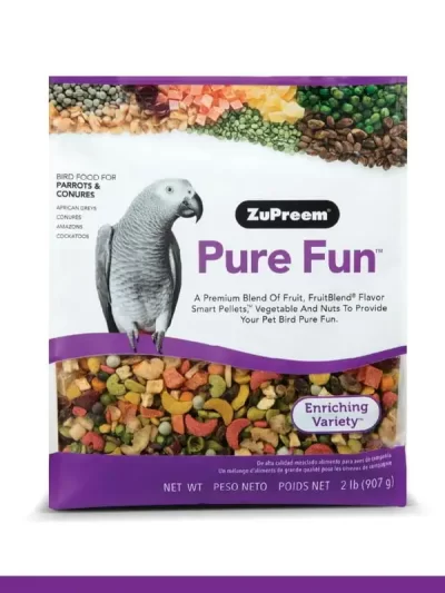 Pure Fun® Bird Food for Parrots and Conures 2 lb Seed and Pellet Mix