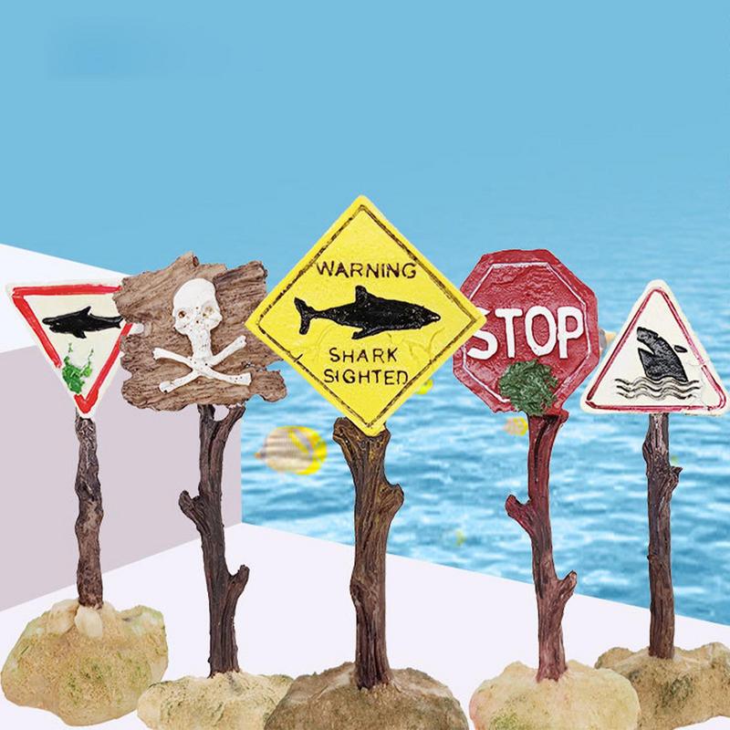 Shark Warning Signs Decoration - Image 3