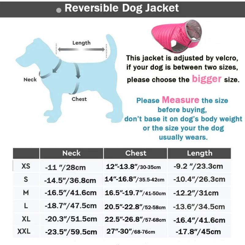 Double Sided Dog Coat Winter Warm Pet Dog Clothes For Small Medium Dogs Vest Chihuahua Clothing Soft Puppy Costumes - Image 6