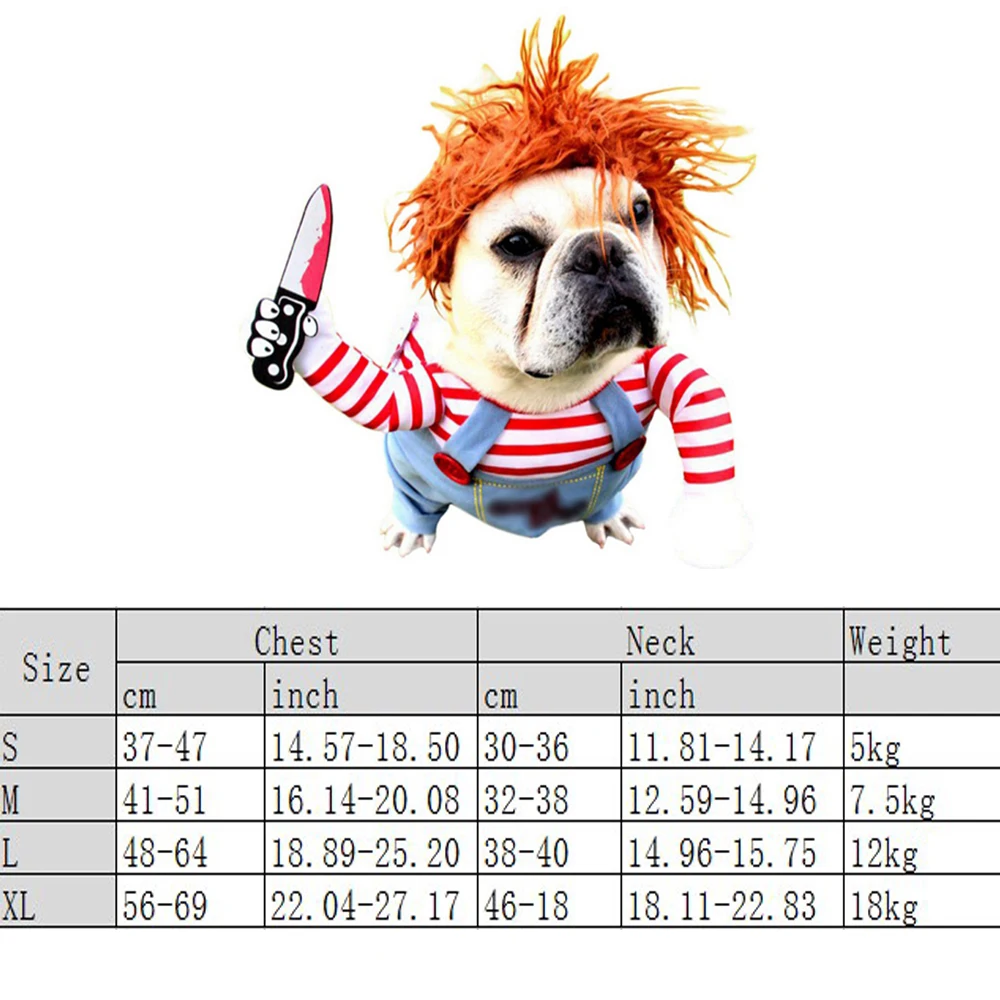 Halloween Dog Clothes Funny Pet Dogs Cosplay Costumes Set Christmas Dog Costume Comical Outfits for Pet Cat Puppy Party Clothing - Image 21