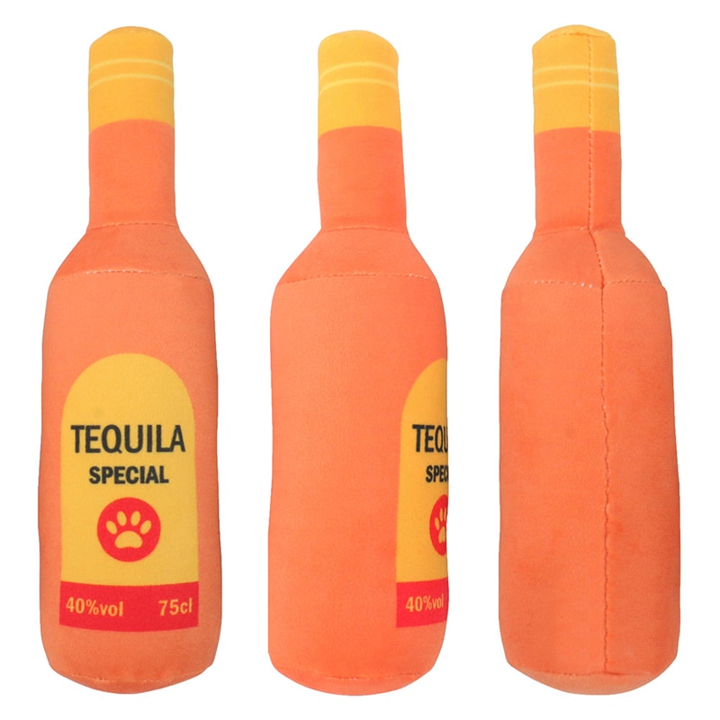 Squeaky Champagne Tequila Bottle Shape Toy - Image 11