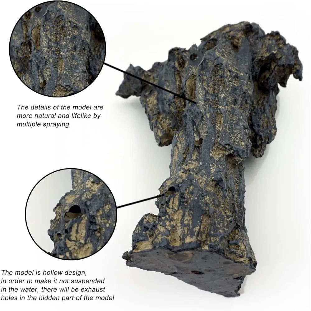 Aquarium Decoration Fish Tank Decorated With Rocks. Aquarium Decoration Model Aquatic Pet Supplies Products - Image 4