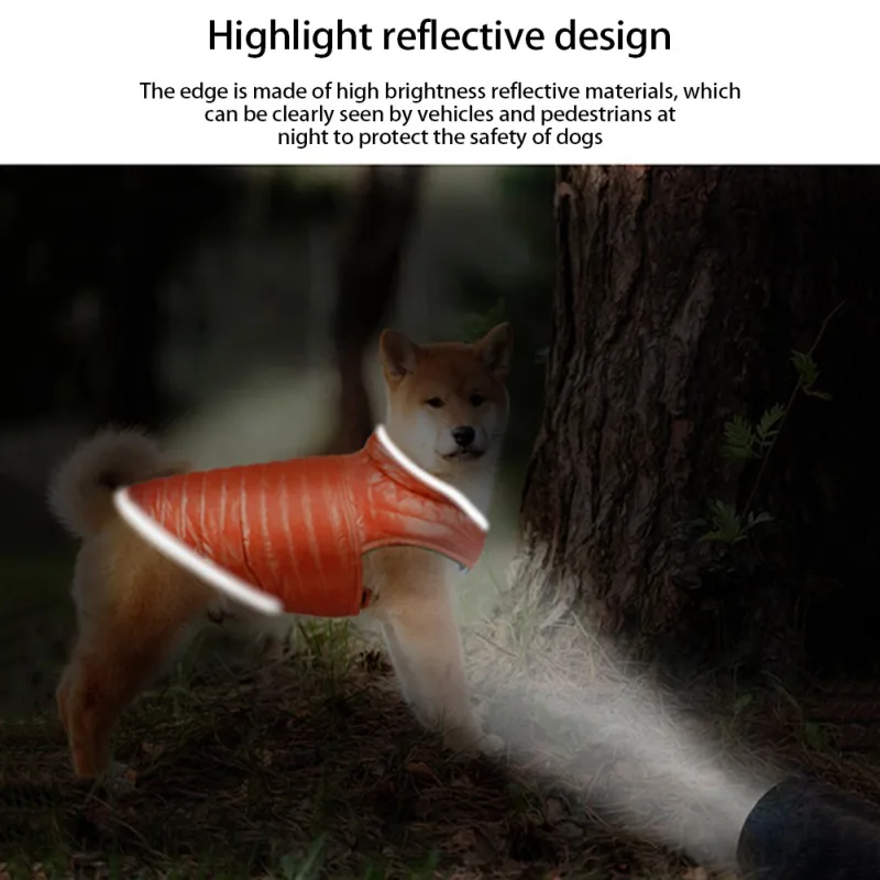 Double Sided Dog Coat Winter Warm Pet Dog Clothes For Small Medium Dogs Vest Chihuahua Clothing Soft Puppy Costumes - Image 5