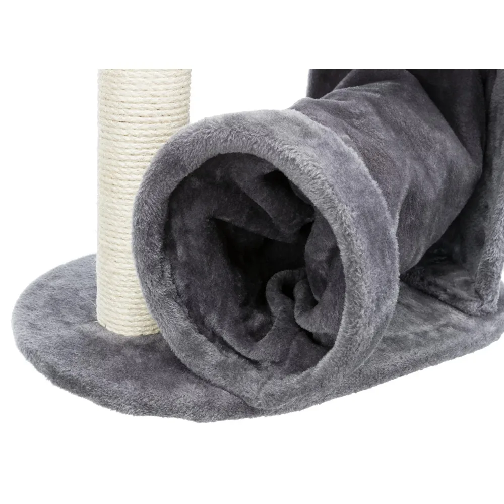 26.8" Cat Tree with Scratching Post & Hammock, - Image 4