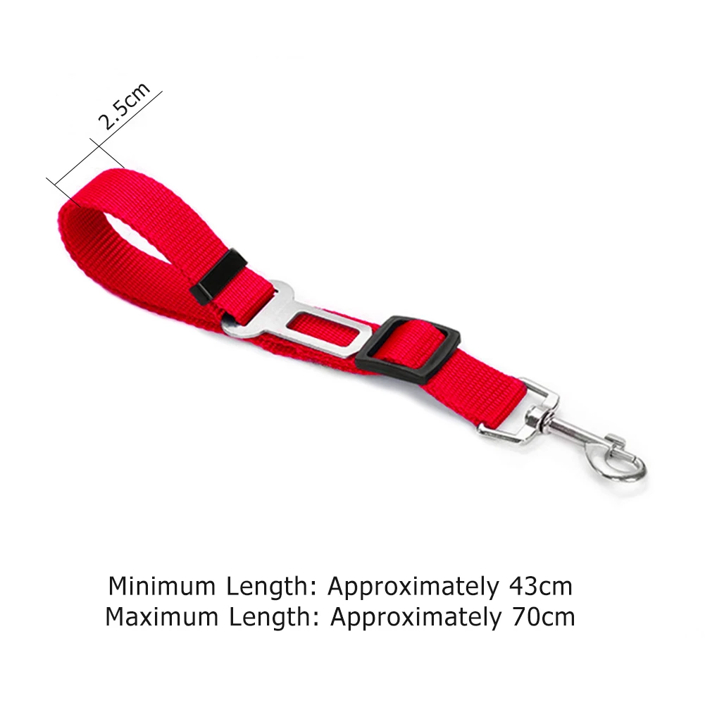 Pet Dog Safety Belt Adjustable Leash Vehicle Seat Belt Pet Lever Traction Dog Collars Harness Lead Clip Puppy Pet Supplies - Image 14