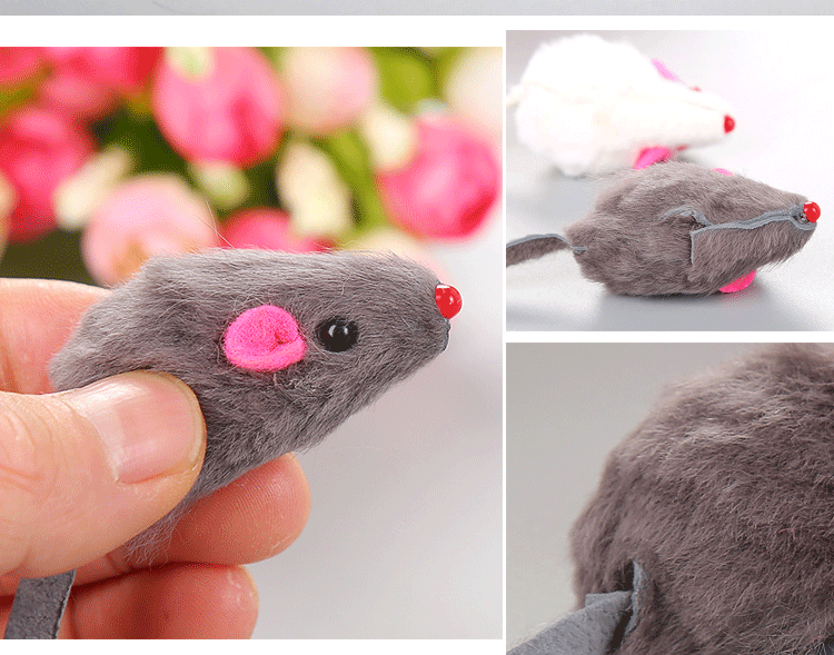 Creative Cat Toy Clockwork Spring Power Plush Mouse Toy - Image 29