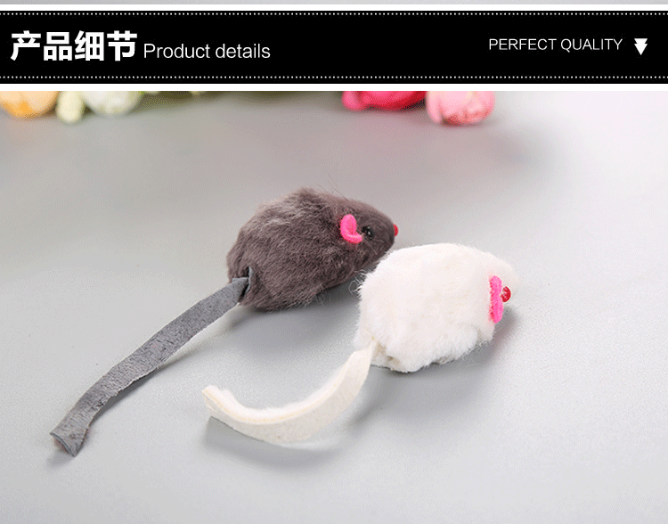 Creative Cat Toy Clockwork Spring Power Plush Mouse Toy - Image 28