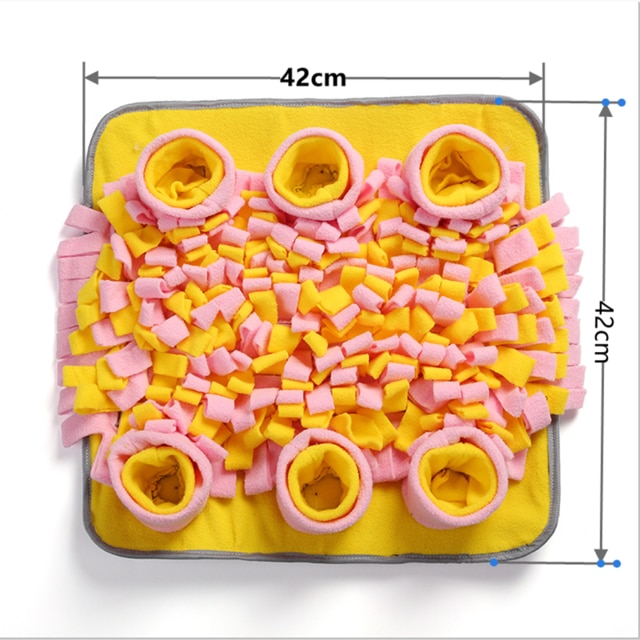 Dogs Snuffle Mat Pet Leak Food Anti Choking Mat Cat Dog Training Blanket Nose Work Toy Pet Slowing Feeding Intelligence Mat - Image 10