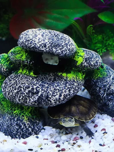 Aquarium Resin Reptile Hiding Cave