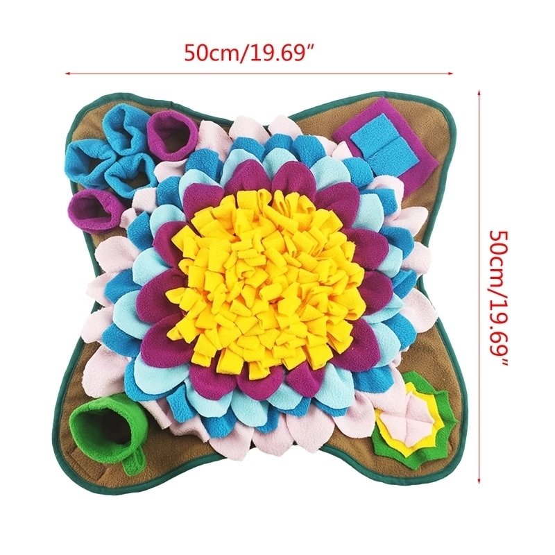 Dogs Snuffle Mat Pet Leak Food Anti Choking Mat Cat Dog Training Blanket Nose Work Toy Pet Slowing Feeding Intelligence Mat - Image 8