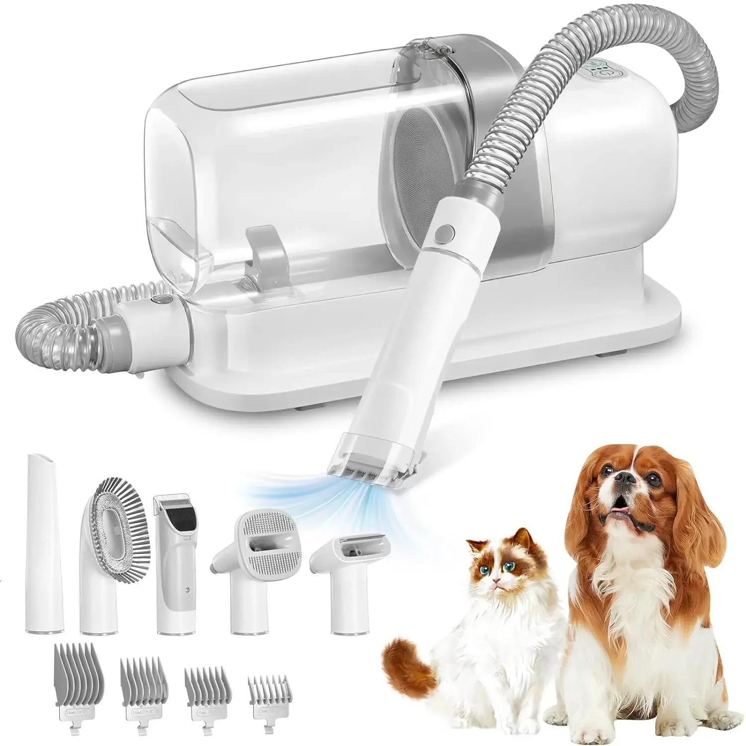Dog Grooming Vacuum & Pet Grooming Kit with 2.3L Capacity Larger Pet Hair Dust Cup Dog Brush Vacuum for Pet Hair Vacuum Cleaner - Image 7