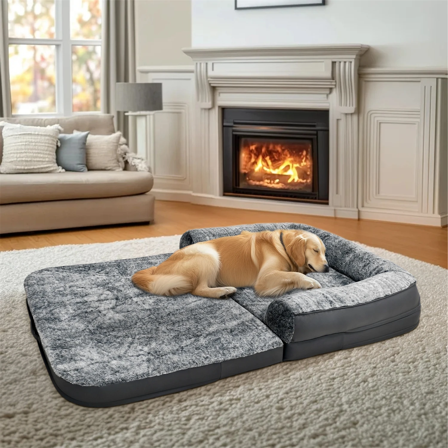 Calming Orthopedic Bed for Adults and Pets - Image 7