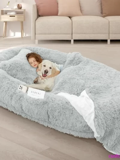 Washable Human Dog Bed, 71''x45''x12''