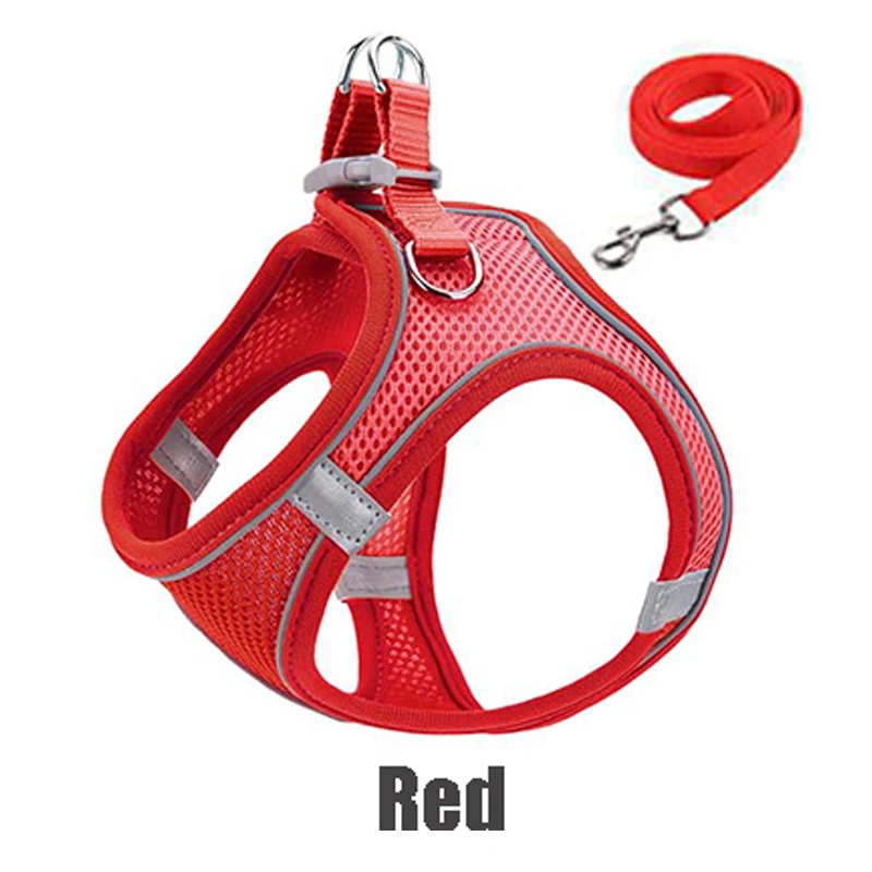 Reflective Adjustable Vest Harness Strap & Leash - Image 12