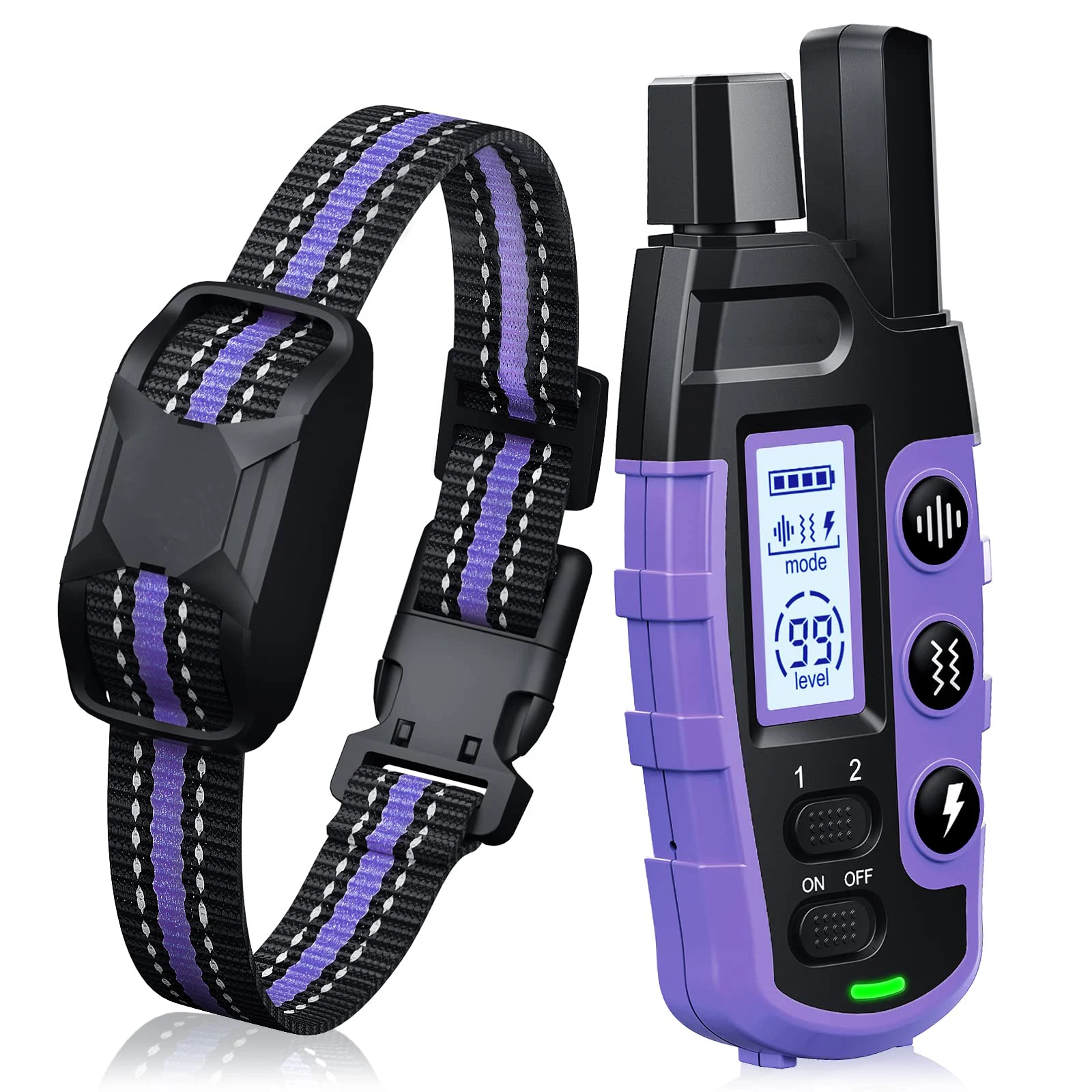 3300Ft Electric Dog Training Collar Remote Control Waterproof Pet BehaviorFor 5-120lbs Puppy With Shock Vibration Beep - Image 6