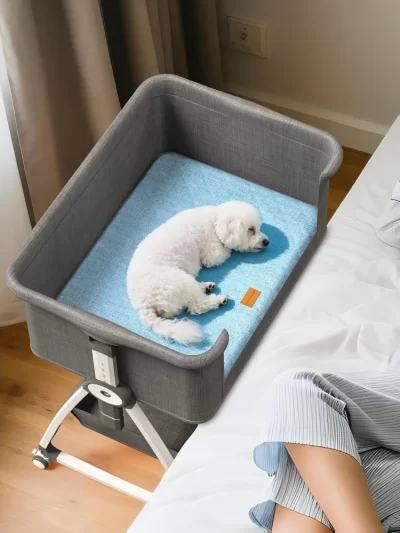 6-Height Adjustable Elevated Pet Bassinet