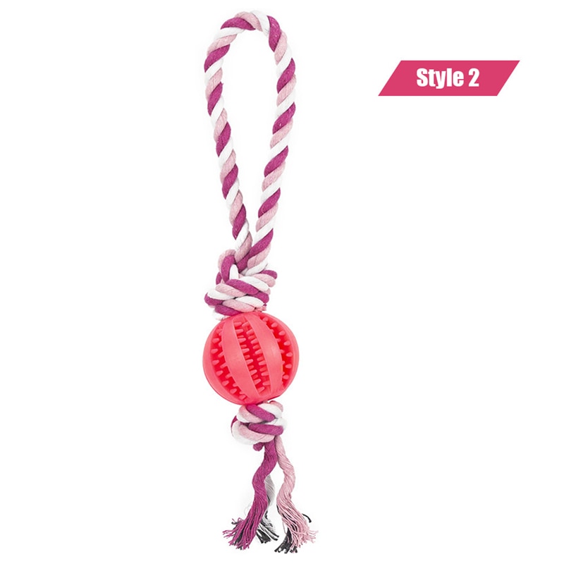 Dog Toys Treat Balls Chewing Bite Resistant Toys Pet Tooth Cleaning - Image 5
