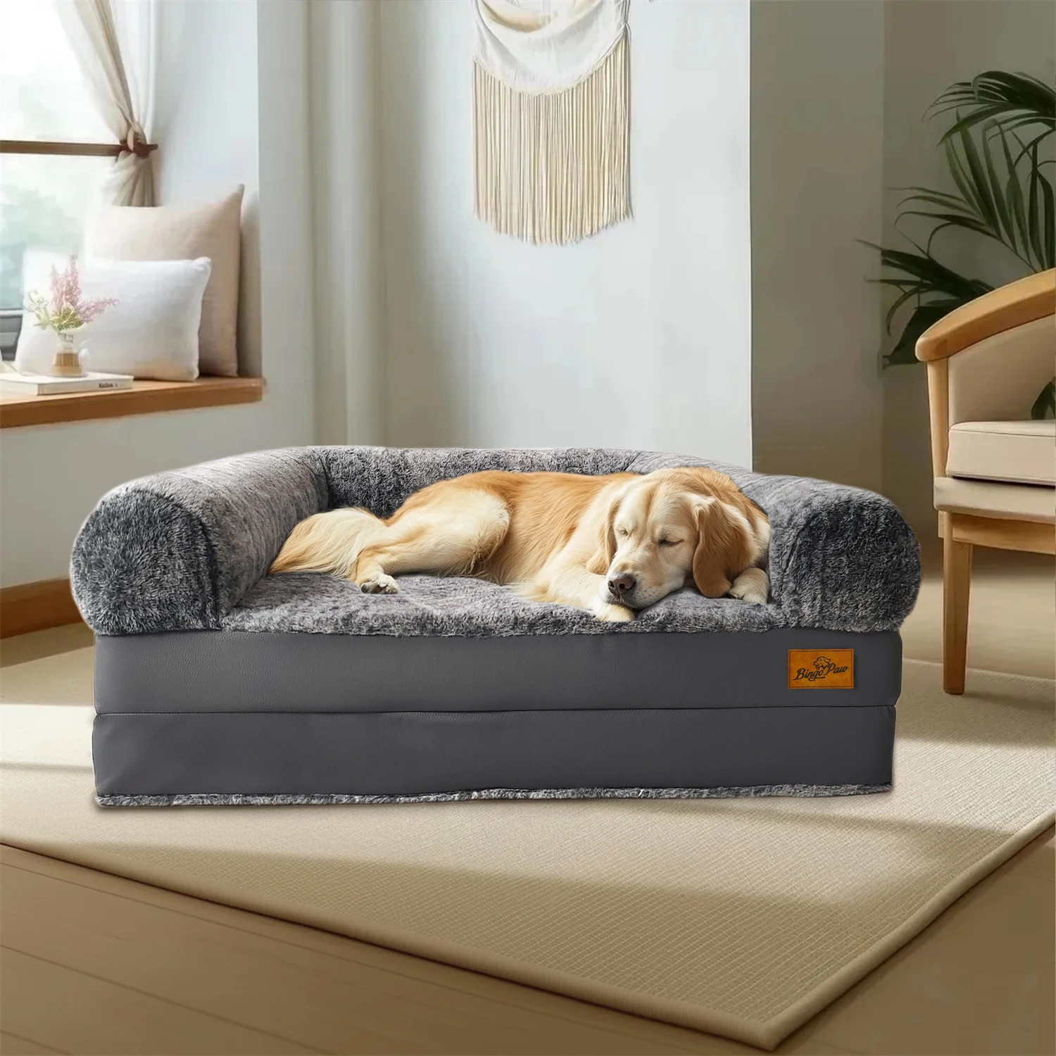 Calming Orthopedic Bed for Adults and Pets - Image 3