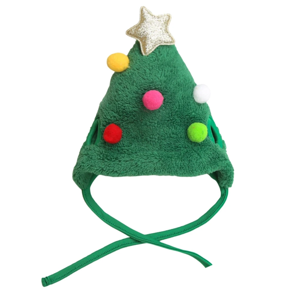 Adorable Pet Christmas Tree Pom-Pom Hat - Image 13