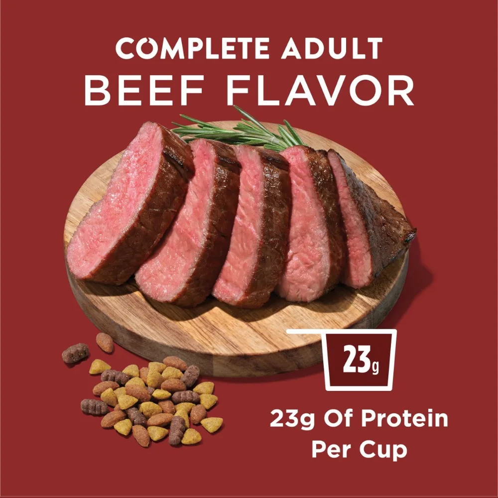 Purina Dog Chow Beef Flavor Dry Dog Food, 44 lb Bag - Image 4