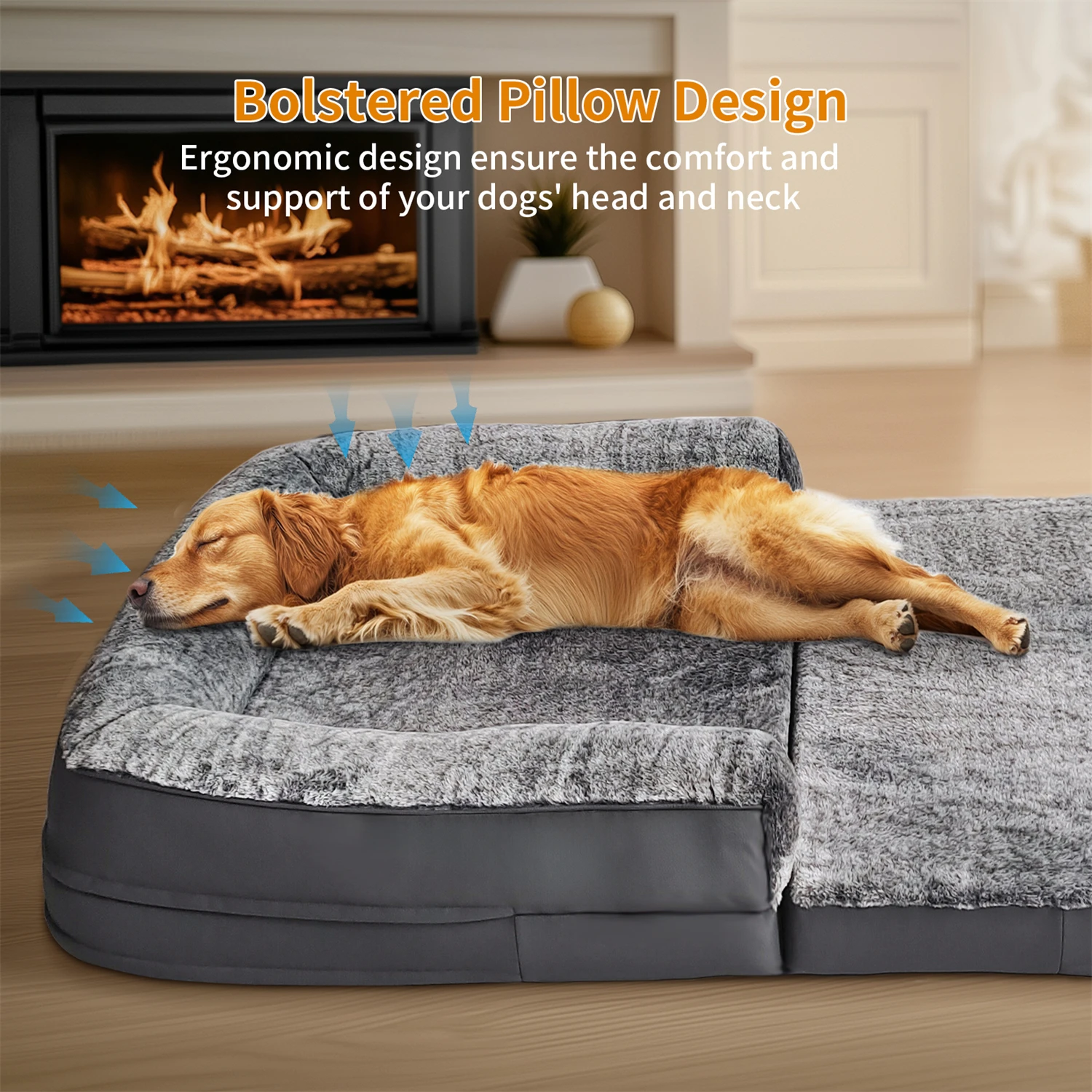 Calming Orthopedic Bed for Adults and Pets - Image 13