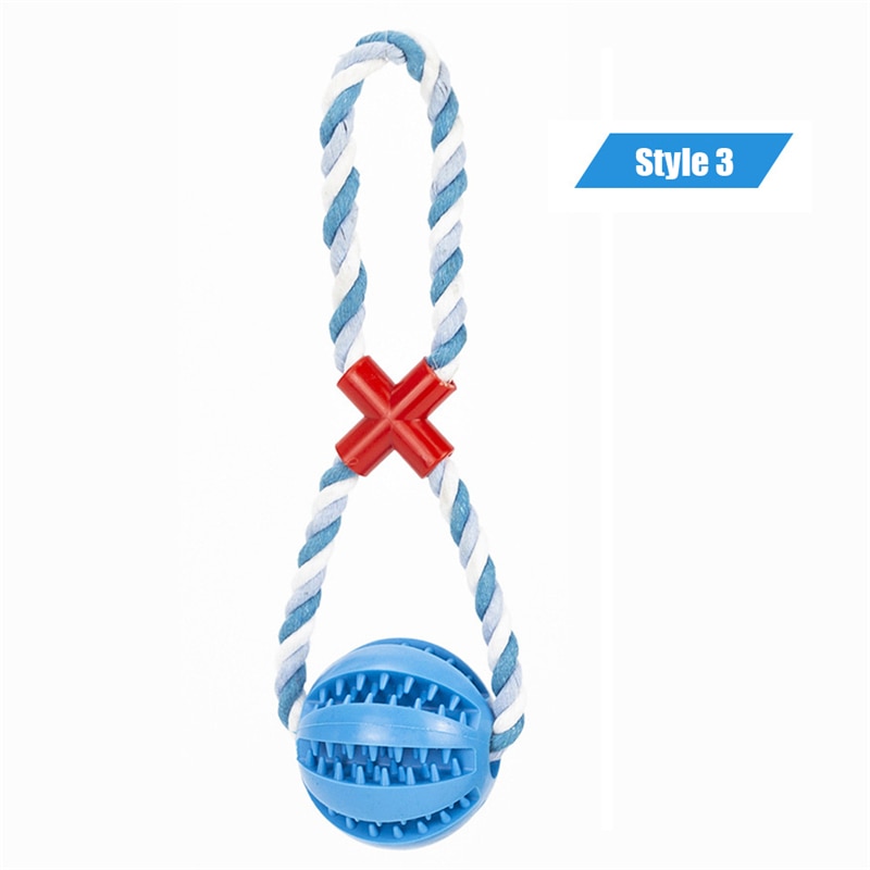 Dog Toys Treat Balls Chewing Bite Resistant Toys Pet Tooth Cleaning - Image 10