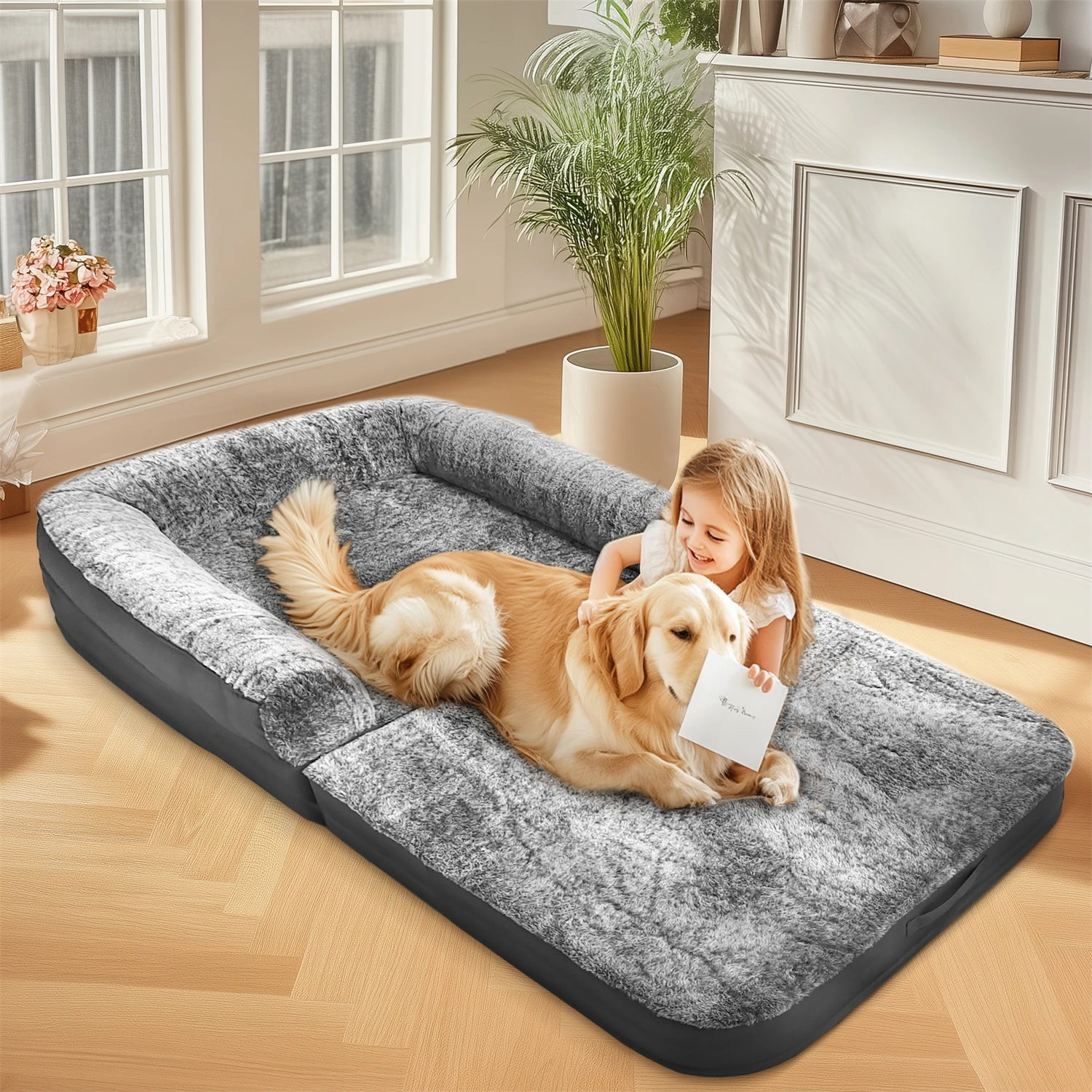 Calming Orthopedic Bed for Adults and Pets - Image 12