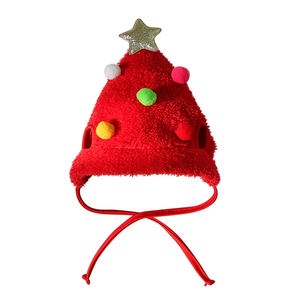 Adorable Pet Christmas Tree Pom-Pom Hat - Image 12