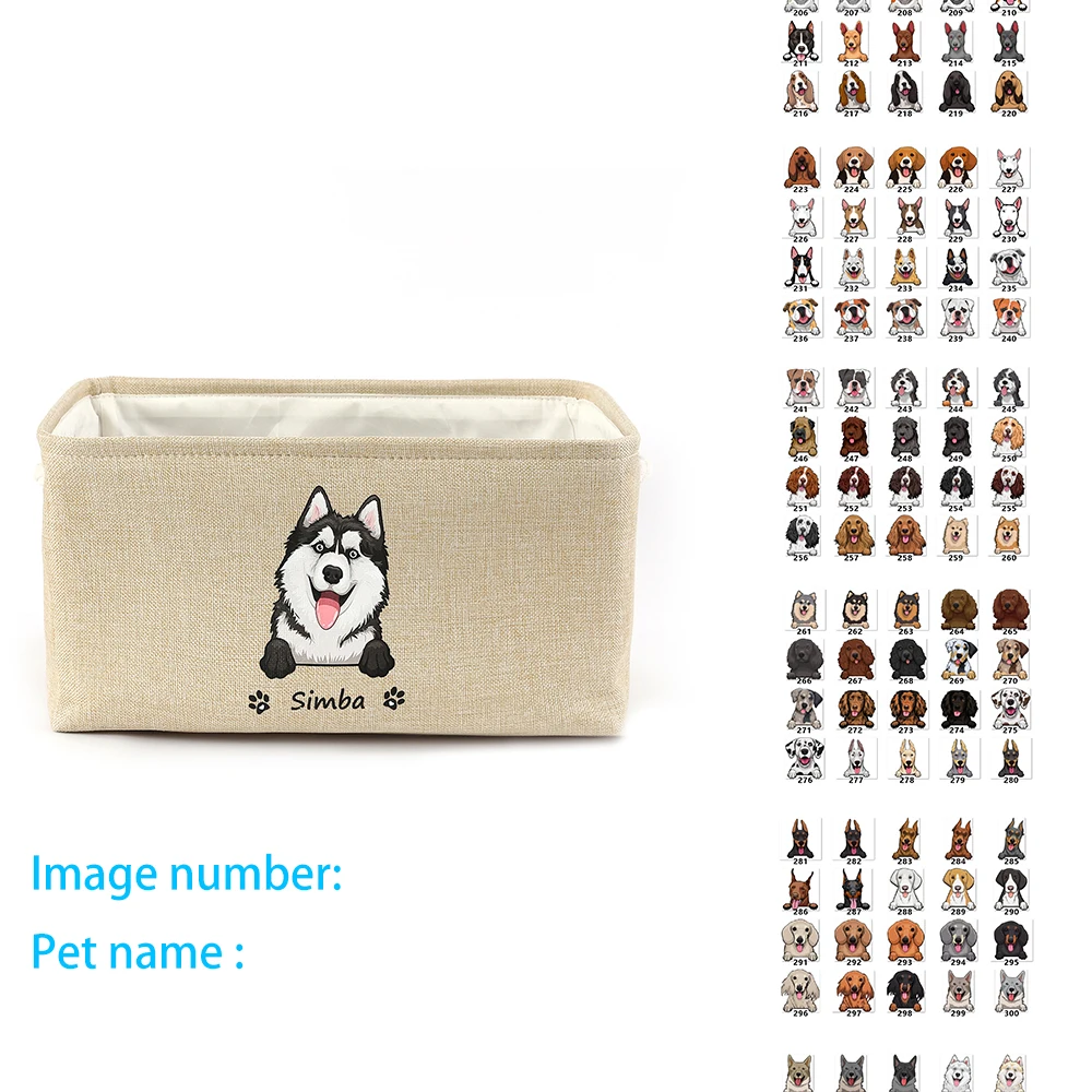 Personalized Dog Toy Basket - Image 8