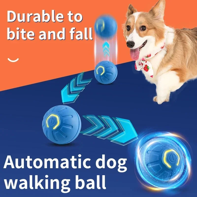 Interractive Motion Activated Rolling Ball Dog Toy - Image 2