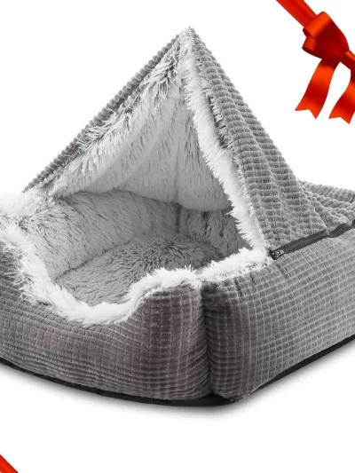 Luxury Orthopedic Cave Hooded Small Bed