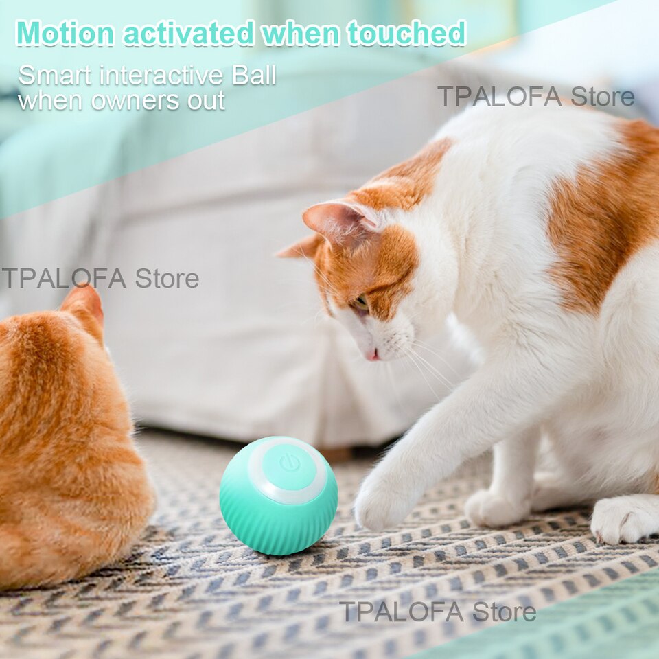Smart Cat Toys Electric Cat Ball Automatic Rolling Ball Cat Interactive Toys - Image 7