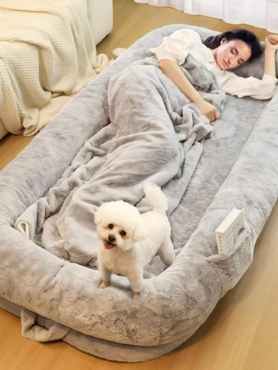 Waterproof, Orthopedic Human Dog, Cat Bed for Adults