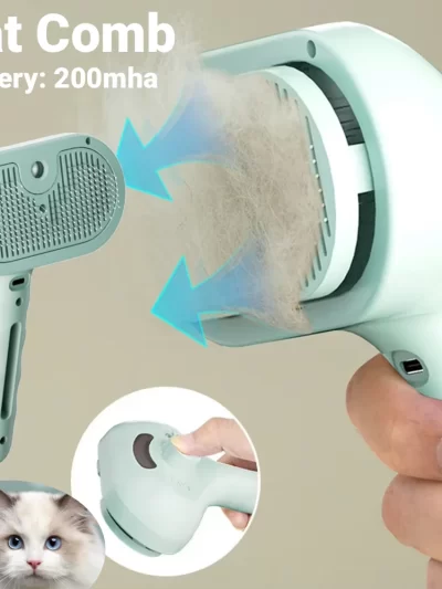 3 in 1 Cat / Dog Steam Hair Brush