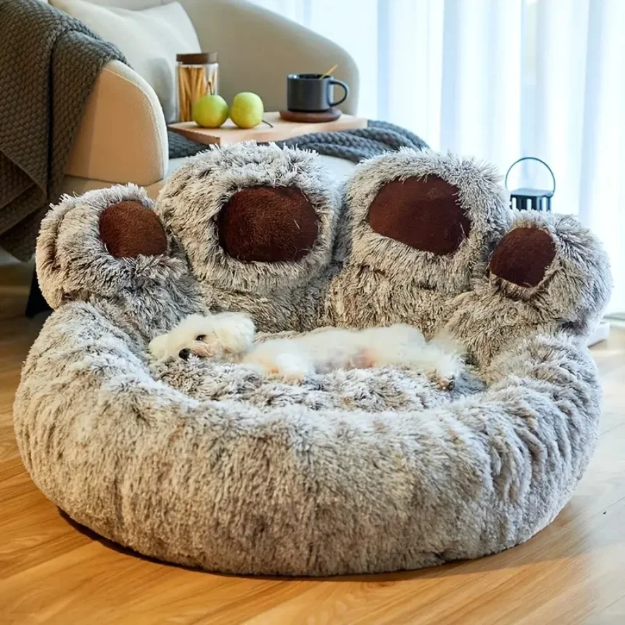 Round Plush Orthopedic Donut Dog & Cat Bed