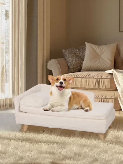 Nordic Pet Stool Bed with Cozy Pad