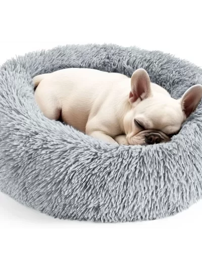 Calming Donut Bed for Dogs and Cats