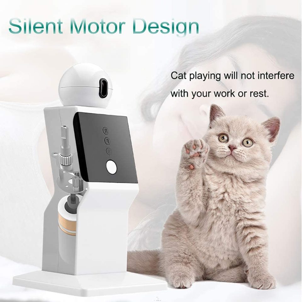 ATUBAN Cat Laser Toy Automatic,Random Moving Interactive Laser Cat Toy - Image 3