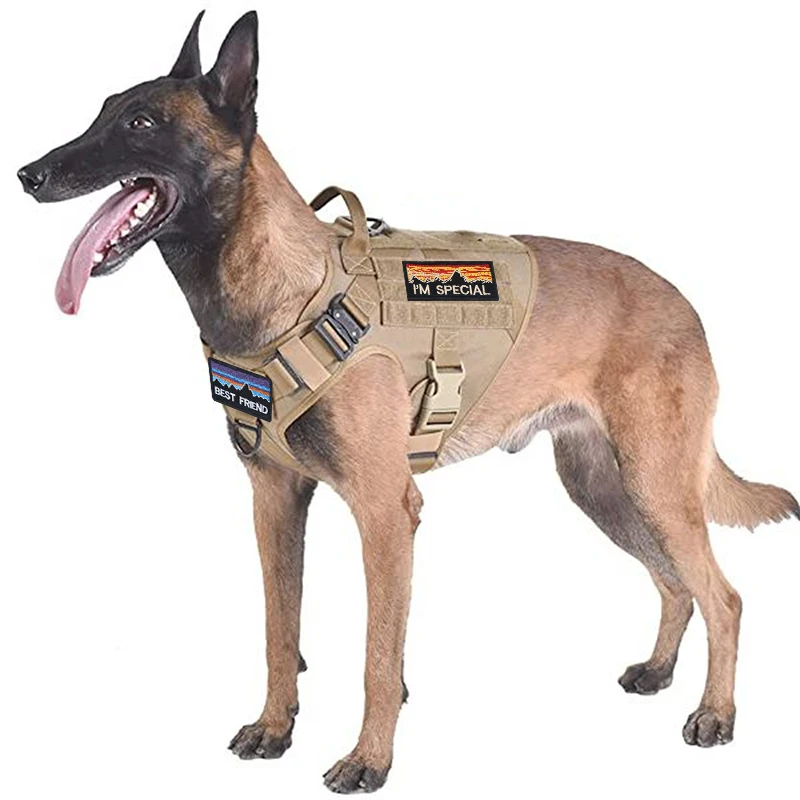 Tactical Dog Harness for Military K9 German Shepherd & Large Dogs - Image 2