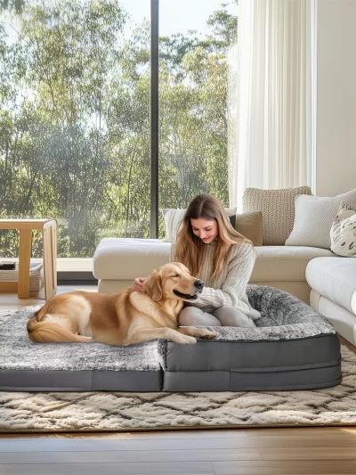 Calming Orthopedic Bed for Adults and Pets