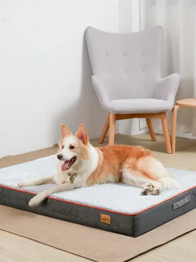 Premium Waterproof Orthopedic Memory Foam Dog Bed