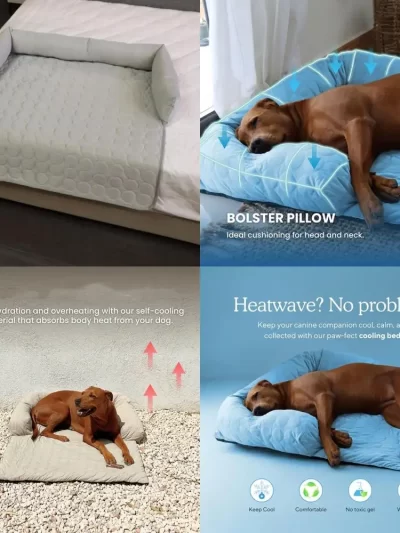 Washable chill-max cooling mattress for your pet