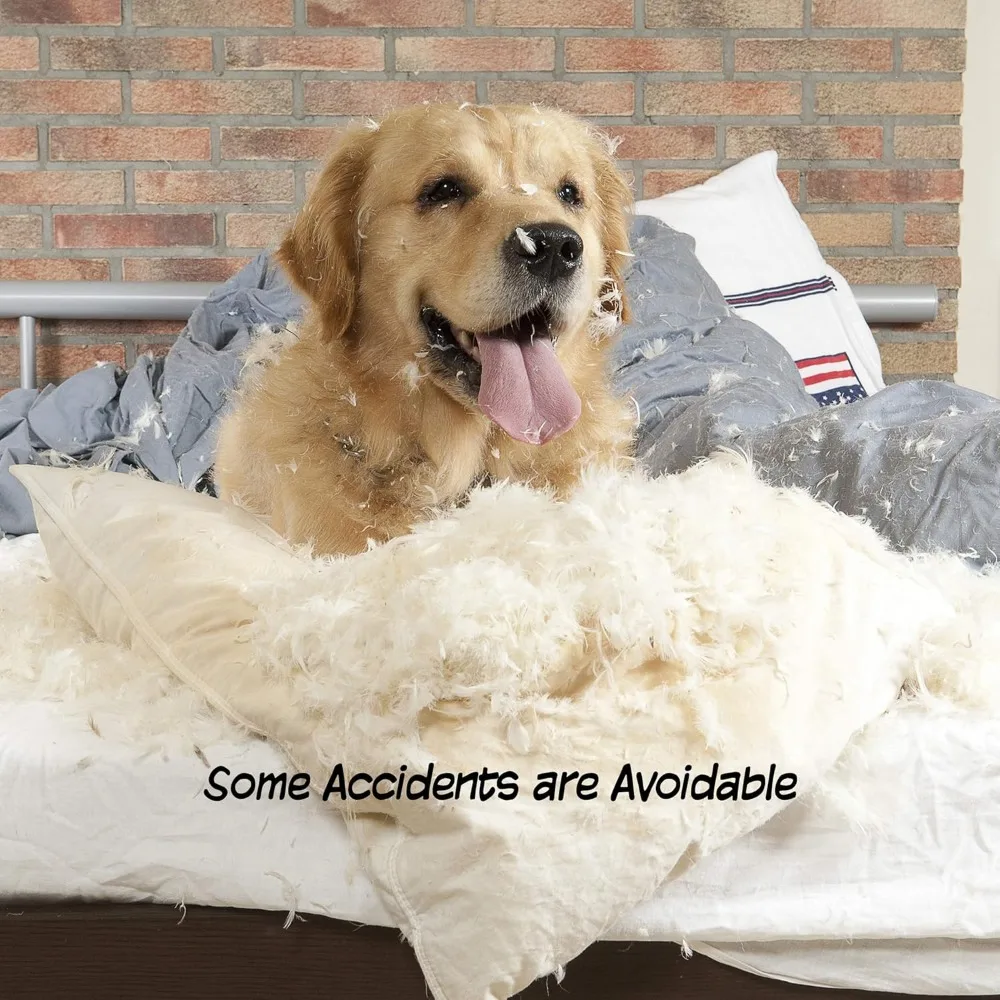 Indoor Pet Gate - 4-Panel Folding Dog Gate for Stairs or Doorways - 73x24-Inch Freestanding Pet Fence for Cats and Dogs - Image 4